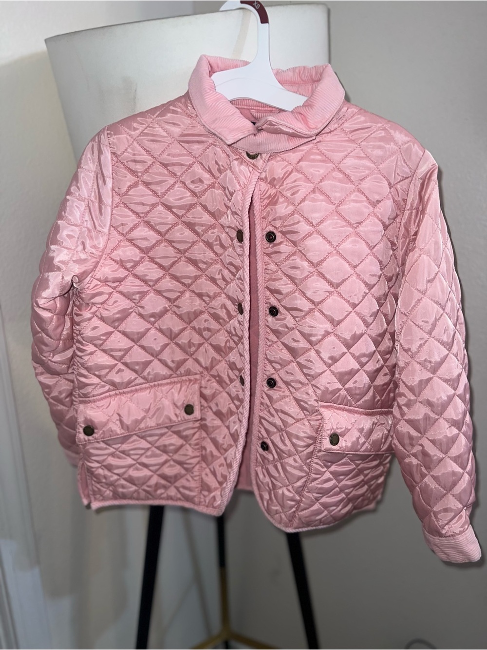 Size L 12/14 Girl’s Ralph Lauren Quilted Jacket Pink
